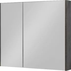 Saqu Salto spiegelkast 80x14x70cm kasteel bruin