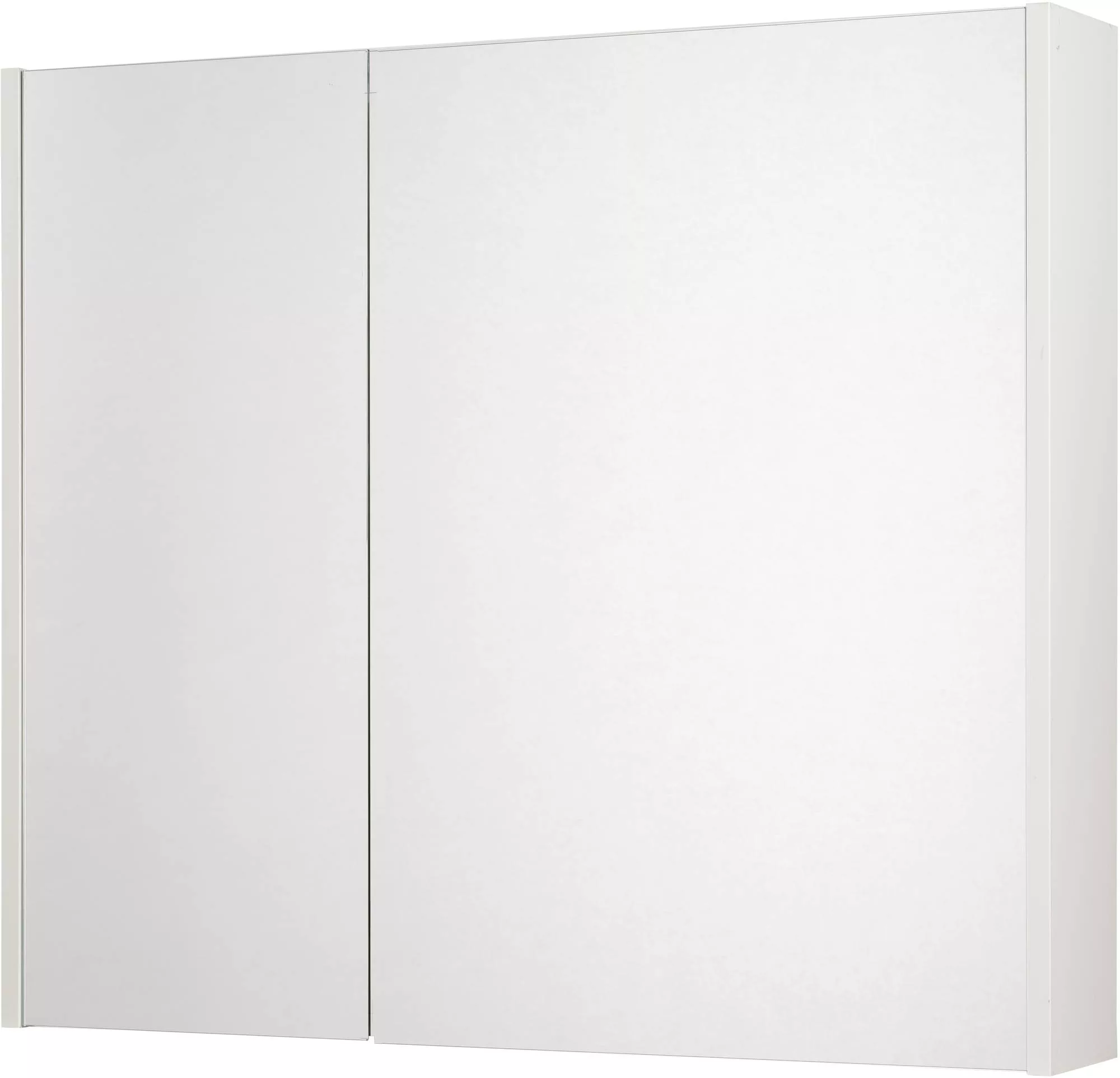 Saqu Salto spiegelkast 80x70x14cm glanzend wit