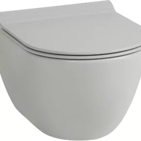 Ben Segno hangtoilet met toiletbril compact Xtra glaze+ Free flush cement grijs