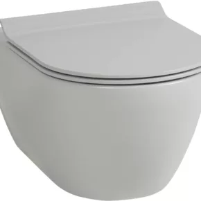Ben Segno hangtoilet met toiletbril Xtra glaze+ Free flush cement grijs