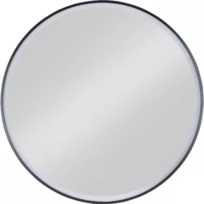 Ben Circulo ronde spiegel met LED verlichting en anti-condens Ø80cm mat zwart
