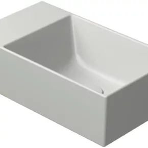 Ben Stelvio cement grijze fontein met doorslaanbaar kraangat 40x23x12cm