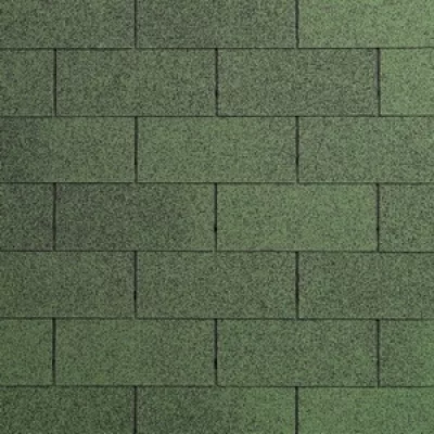 Dakshingles tuinhuisjes blokhutten groen 3m2