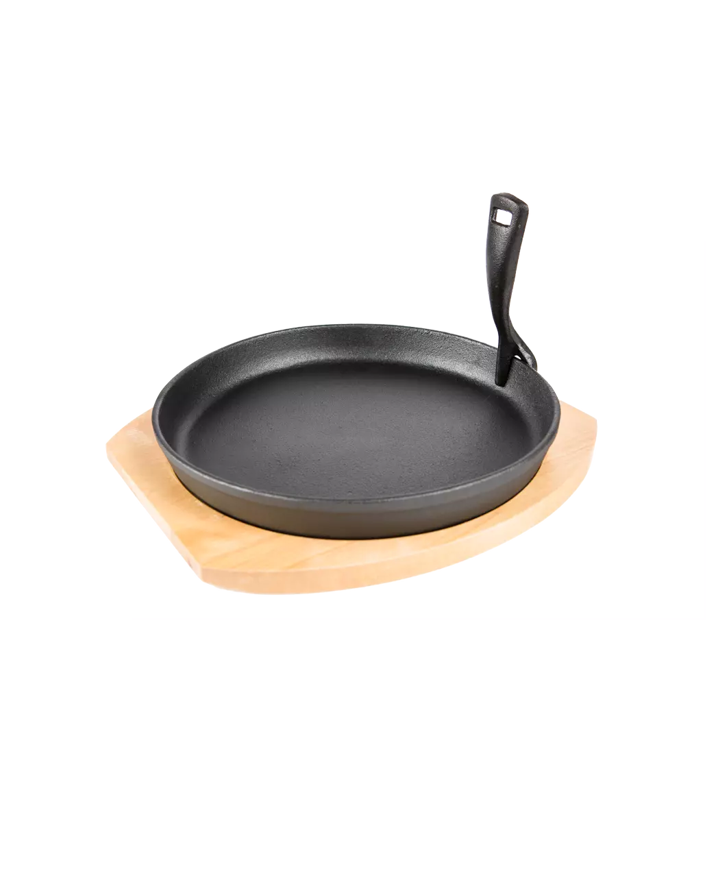 Grill Guru Cast Iron Cooking Plate & Holder XL