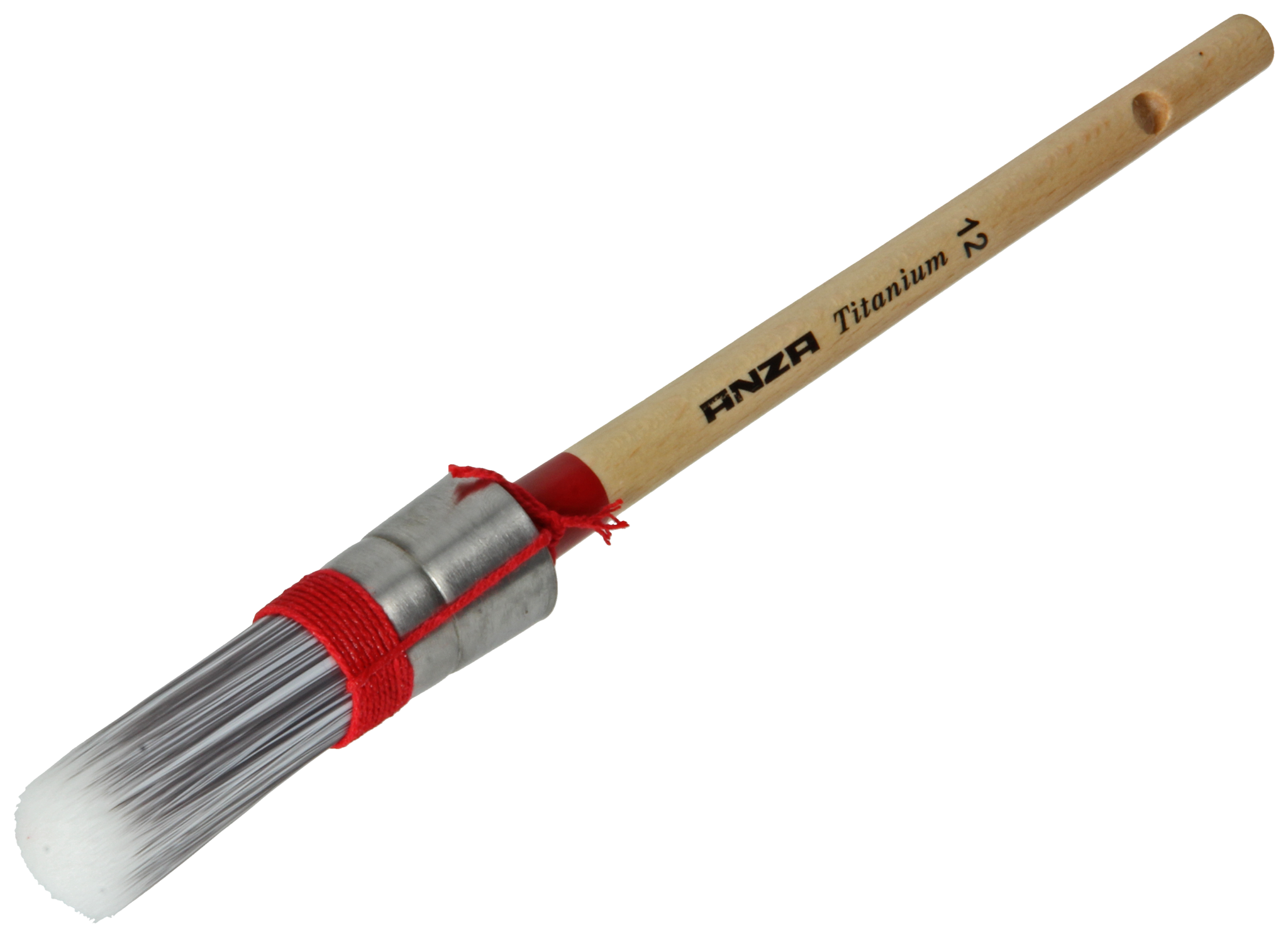 Anza Titanium Kwast Rond