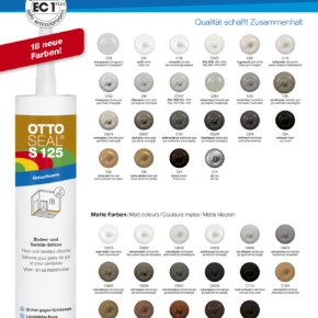 OTTO Ottoseal S125 Kleurenkaart