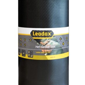 Leadax Loodvervanger 15 cm x 6 meter Zwart