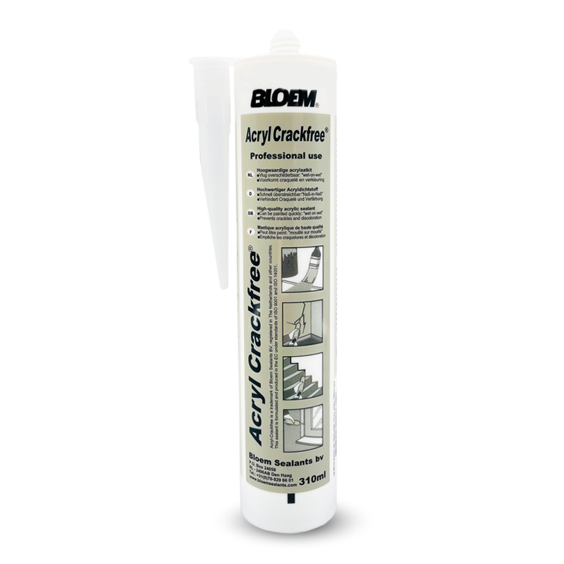 Bloem Sealants Acryl-Crackfree RAL 9010 310ml