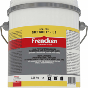 Frencken Gietgoot - U3 set 2,25 kg (dak)gootreparatie