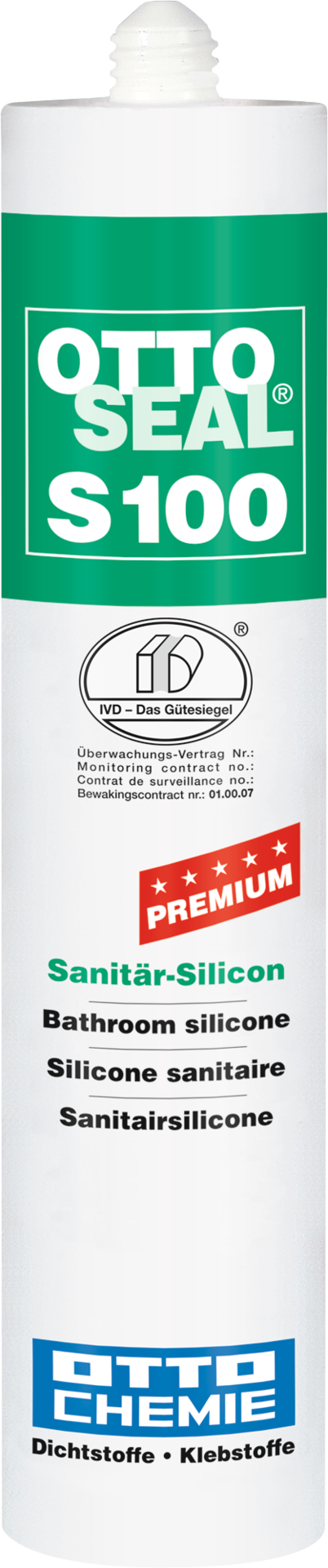 OTTO Ottoseal S100 Sanitairsilicone 300ml koker