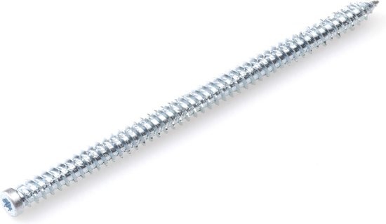 Proftec Kozijnschroef Verzinkt Cilinderkop TX-30 7.5X92 Voldraad 50st.