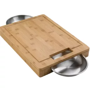 Snijplank+opvangkommen