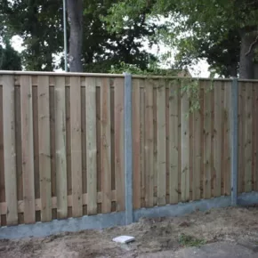 Hout beton schutting grijs 200x190cm (per set)