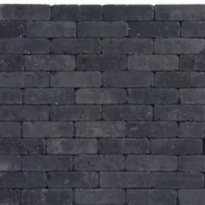 Waalformaat sierbestrating antraciet getrommeld, 20x5x6cm, per m2