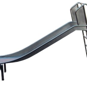 Glijbaan RVS voor speeltoestellen met trap (platformhoogte 200cm)