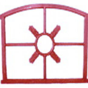 Stalraam spinnenkop 71x55cm, gietijzer