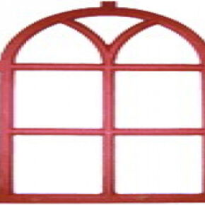 Kerkraam gietijzer 43x67cm
