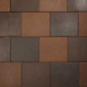 Betonklinkers triplesteen 31x21cm bruinzwart strakke uitvoering