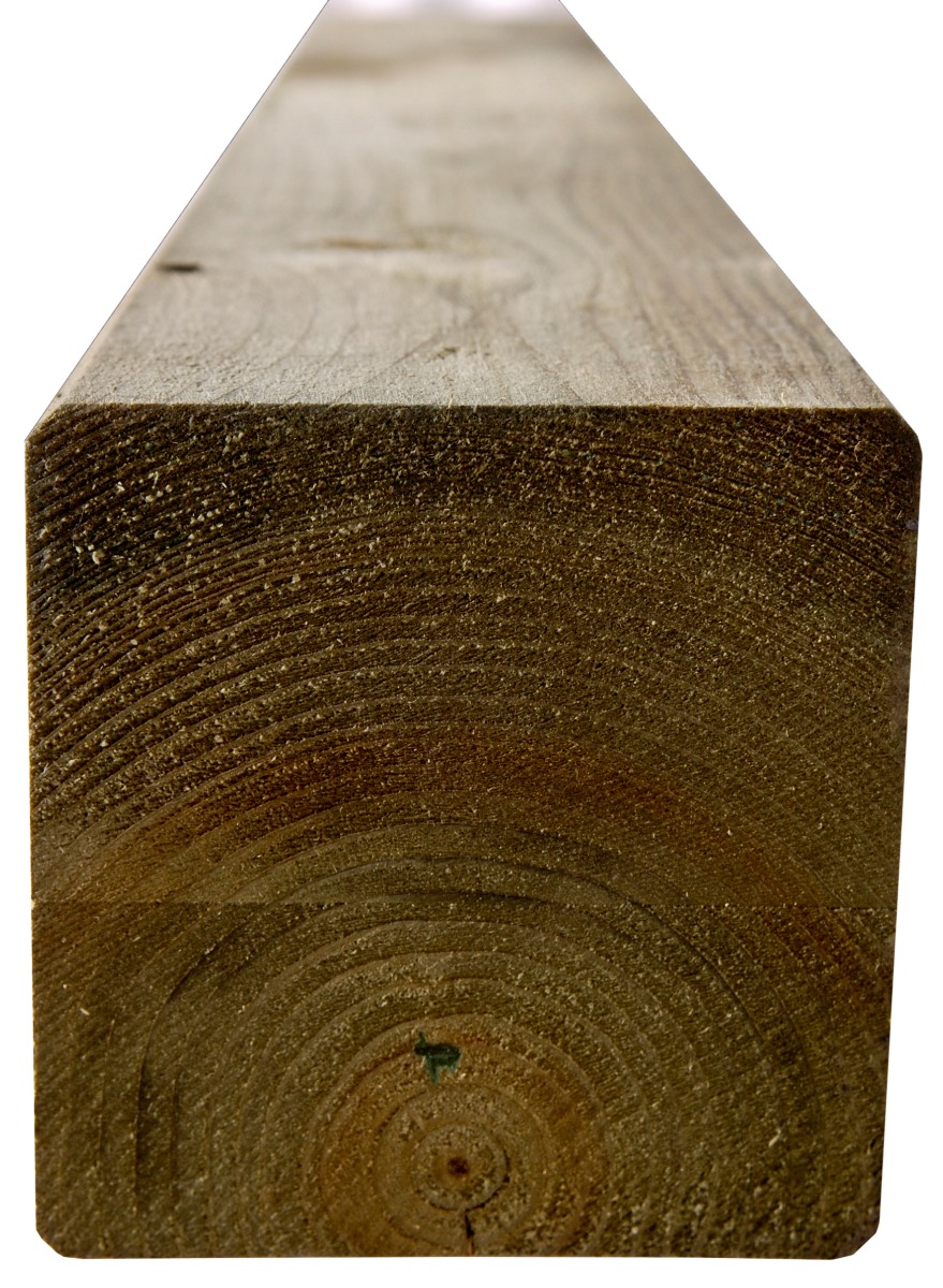 Houten palen tuinpalen grenen 7x7x210cm