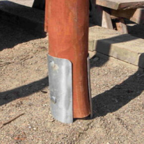 Paalhouder voor speeltoestellen ø100x900mm