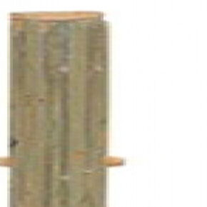 Bamboepaal tussenpaal bamboescherm tuinscherm ø8x200cm
