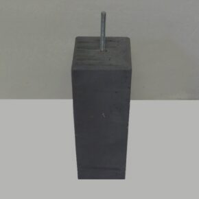 Betonpoer hoog model met facetrand 195x195mm