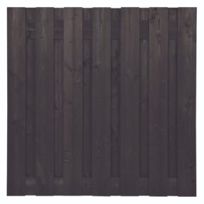 Tuinscherm schutting antraciet zwart 180x180cm