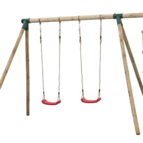 Houten speeltoestel houten schommel Charlie 340x220x220 cm