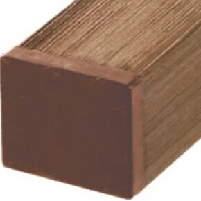 Tuinpaal houtcomposiet wpc bruin 7x7x185cm