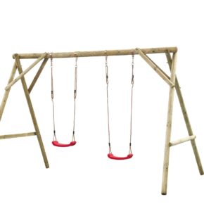 Houten schommel houten speeltoestellen Maxine 300x220x210cm