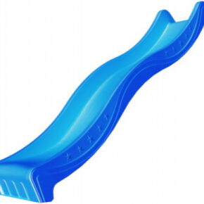 Glijbaan blauw 265cm voor houten speeltoestellen