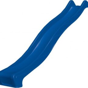 Glijbaan blauw 240cm voor houten speeltoestellen