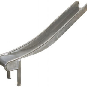 Glijbaan rvs speeltoestellen laag (platformhoogte 250cm)