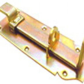 Hangslotschuif 14cm met bocht