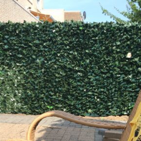 Kunsthaag balkonscherm tuinscherm hedera klimop 100x300cm