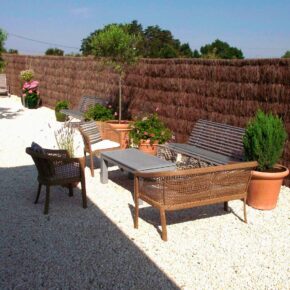 Heidematten ericamatten zichtdicht balkonscherm 1x3m (4500gr/m2)