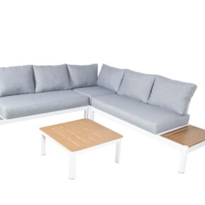 Aluminium tuinmeubelen loungeset Lotus