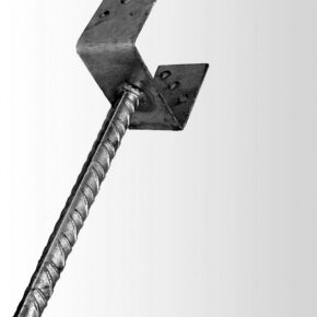 U-pergoladrager paalhouder 71/200mm