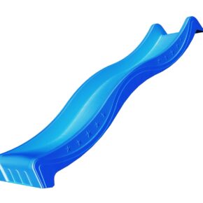 Glijbaan blauw 220cm voor houten speeltoestellen