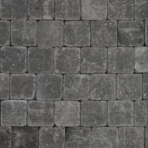 Koppelstones trommelstenen tambourstenen antraciet 10x10cm prijs per m2