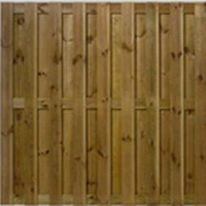 Schutting tuinscherm thermisch gemodificeerd 180x180cm