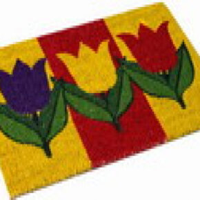 Deurmat Tulp kleurrijke designmat 40x60cm