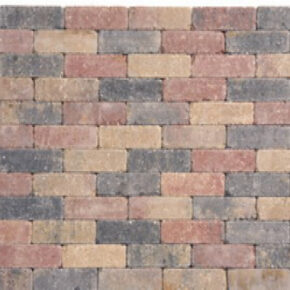 Waalformaat sierbestrating bont getrommeld, 20x5x6cm, per m2