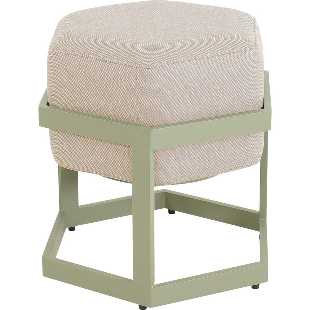 Hocker Esagono 48x41,5x47,5cm zachtgroen