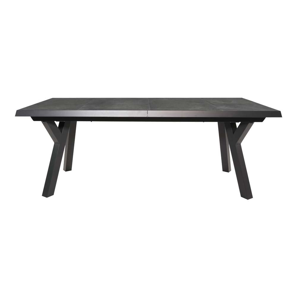 Uittrektafel Murcia Negro Exclusive 204/264x102cm