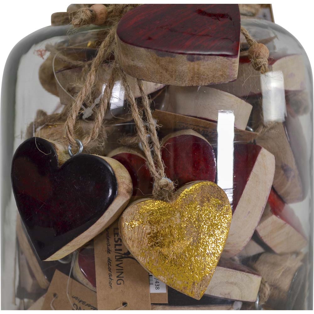 Hanger hart in fles, 3 assorti - Afbeelding 2