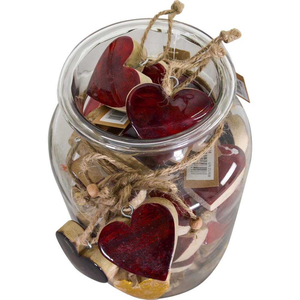Hanger hart in fles, 3 assorti - Afbeelding 3