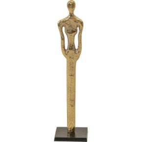 Sculptuur Vrouw goud 66cm