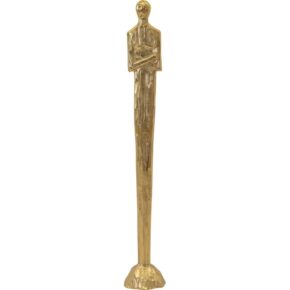 Sculptuur Crossed arms goud 132cm