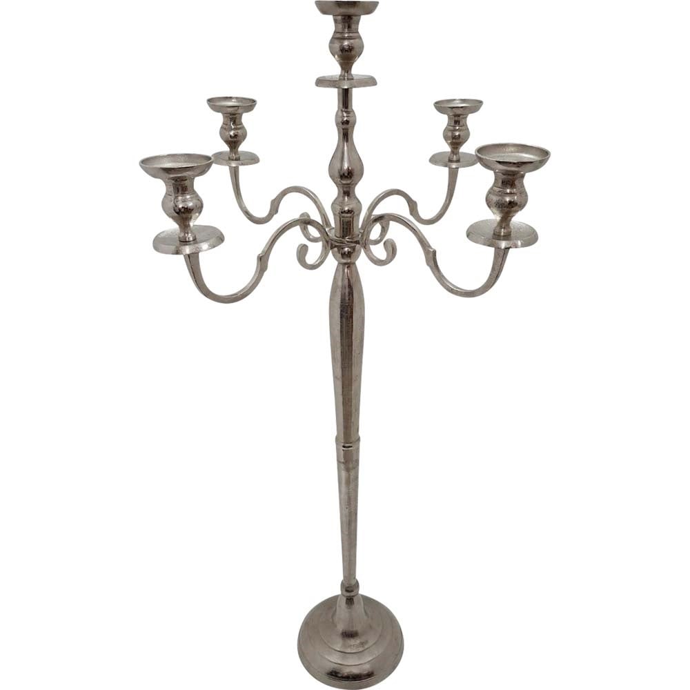 Kandelaar Classic Brush goud 78cm